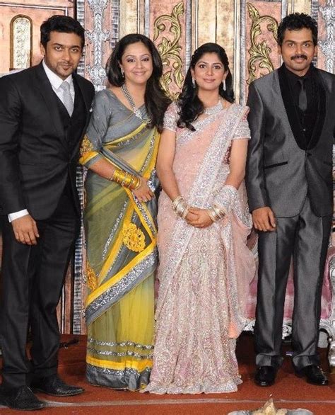 Suriya and Jyothika at Karthi marriage | Veethi | Indian celebrities ...