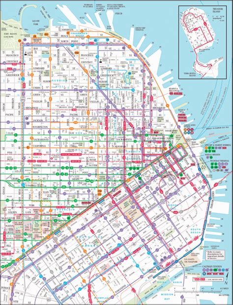 Printable Map San Francisco Cable Car Routes - Printable Maps