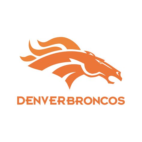 Denver broncos logo vector 26377430 Vector Art at Vecteezy