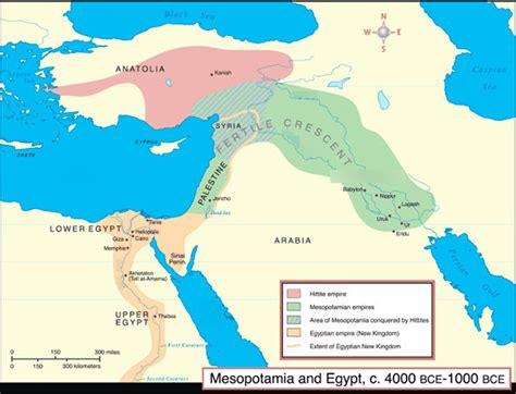 Mesopotamia and Egypt Map (World History) Diagram | Quizlet