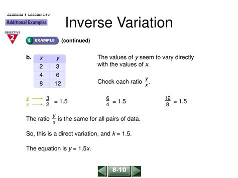 PPT - Inverse Variation PowerPoint Presentation, free download - ID:5176786