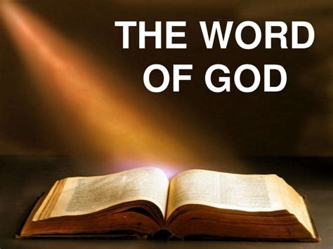 The Word of God – Faith Temple National Fellowship Churches of God, Inc.