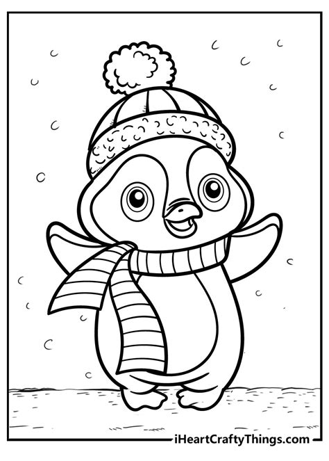 Penguin Coloring Pages (Updated 2021)