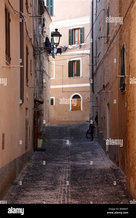 Old Town, Alghero, Sardinia Stock Photo - Alamy