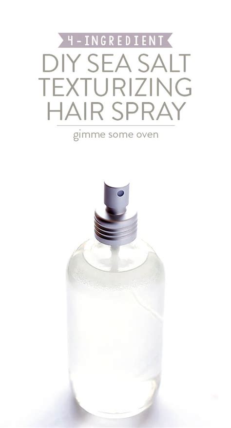 DIY Sea Salt Texturizing Hair Spray | Gimme Some Oven