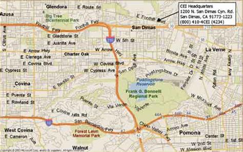 Map Of San Gabriel Valley - Maping Resources