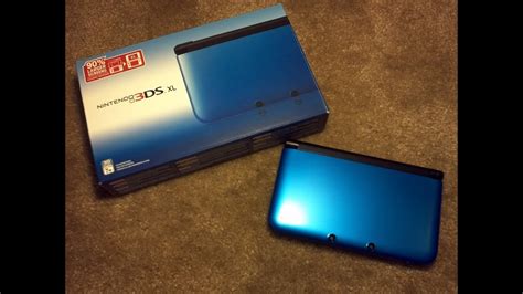 Nintendo 3DS XL Unboxing (Blue/Black) - YouTube