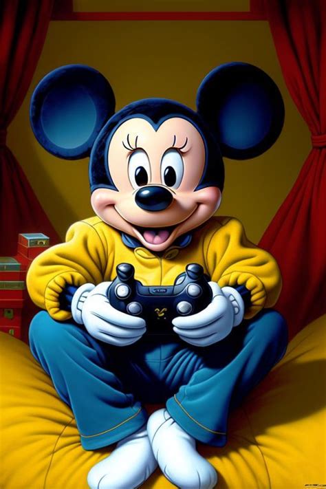 Mickey Mouse playing video games | Cartoon wallpaper hd, Cool pokemon ...