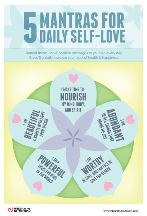 5 Mantras For Daily Self Care happy life happiness positive emotions ...