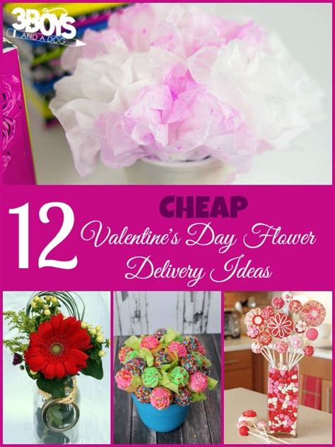 Cheap Valentine Flower Delivery Ideas - 3 Boys and a Dog