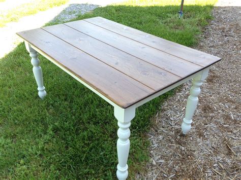 Dining Table Farmhouse Kitchen Table Etsy Furniture by KKFurniture