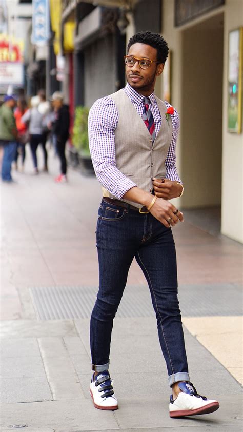 OOTD: DAPPER & CASUAL WITH DARK BLUE DENIM JEANS – Norris Danta Ford