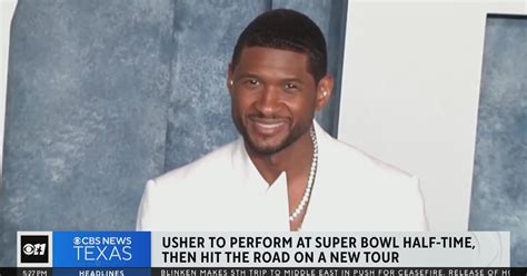 Usher brings tour to Dallas after big Super Bowl performance - CBS Texas