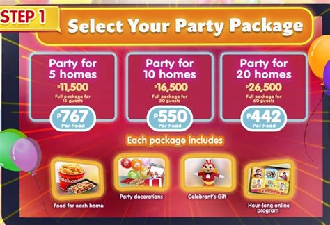 The Pinoy Informer: Jollibee Party Package for 2021: Jollibee Virtual Party