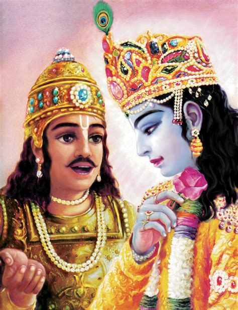 Lord Krishna And Arjuna