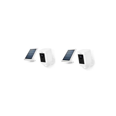 Ring Spotlight Cam Solar 2-Pack | HD Wireless Outdoor Security Camera ...