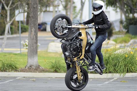 Woman Motorcycle Stunt Rider 21 Photograph by Cynthia Nunn