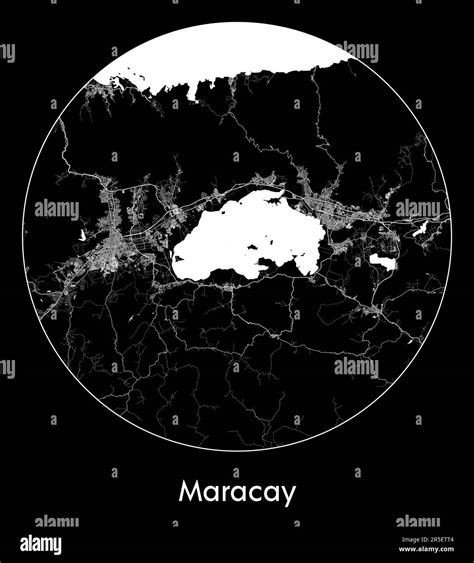 City Map Maracay Venezuela South America vector illustration Stock ...