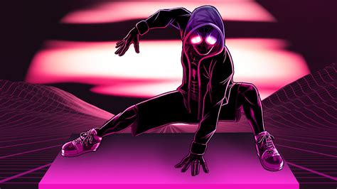 Miles Morales Spider Verse Wallpaper Spider morales verse miles into ...