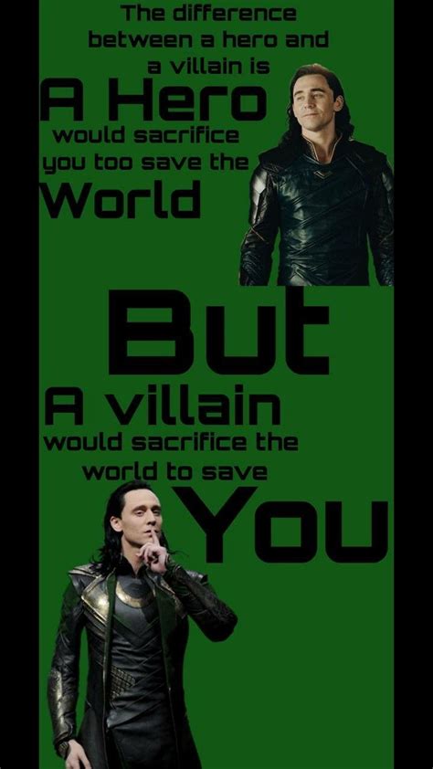 Hero vs Villain | Villain quote, Loki quotes, Marvel quotes