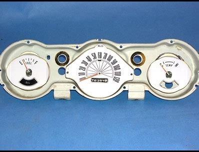 1964 Ford Fairlane White Face Gauges - Whitegauges.net