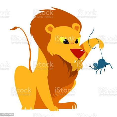 The Lion and the Mouse Clipart - StoryRes.com (Story Reservoir)