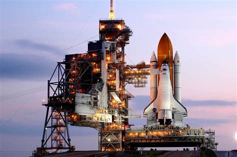 Space Shuttle Launch Pad Night - Pics about space