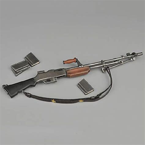 ZHWH 1/6 Scale Figure Doll Accessories, M1918 BAR Light Machine Gun ...