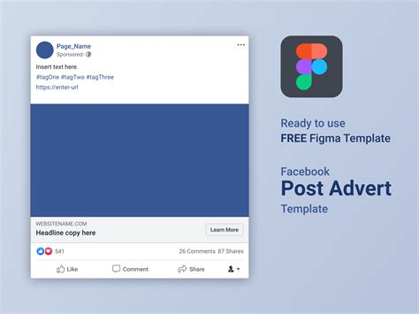 FREE Figma Facebook Advert Post Template by Ernest Gerber on Dribbble