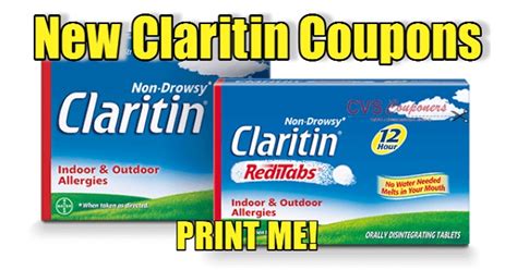 Claritin Coupons | Save up to 32.00 off | CVS Couponers