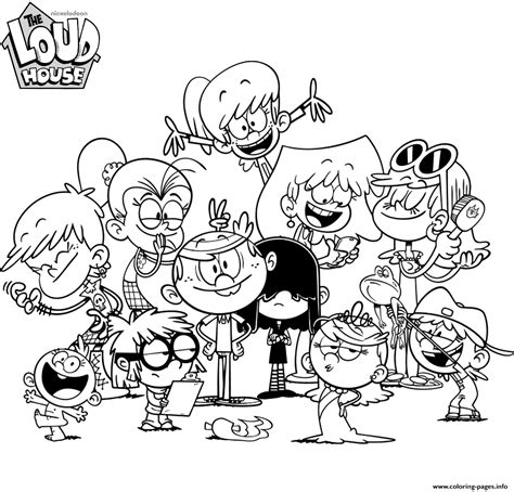 Nickelodeon The Loud House Coloring page Printable