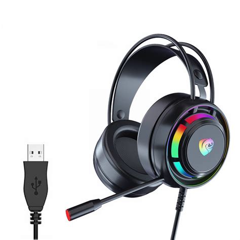 Comfortable Gaming Wired Headset. Headphones With Mic Noise ...