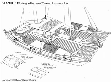 Wharram Catamaran Plans | Catamaran, Wooden boat plans, Boat building plans