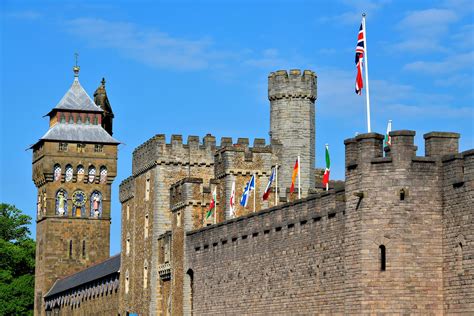 South Gate of Cardiff Castle in Cardiff, Wales - Encircle Photos