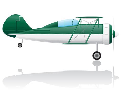 old retro airplane vector illustration 516905 Vector Art at Vecteezy