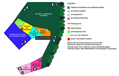 BST Hyde Park Festival Map - Stray Kids 2024