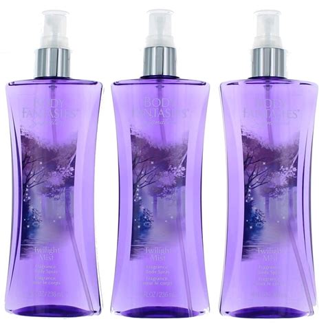 Twilight Mist by Body Fantasies, 3 Pack 8 oz Fragrance Body Spray for ...