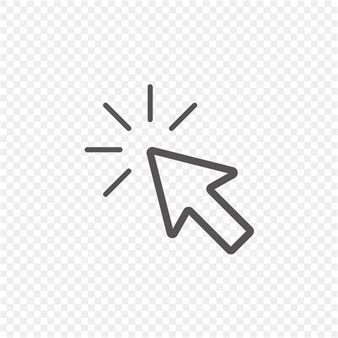 Click Mouse Cursor Vector Hd PNG Images, Cursor Click Icon Graphic ...