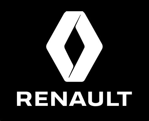 Renault Logo Brand Car Symbol With Name White Design French Automobile ...