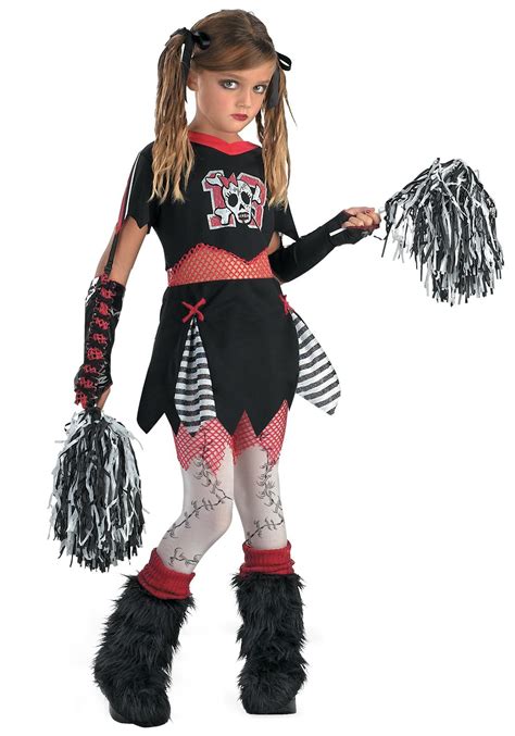 Kids Gothic Cheerleader Costume