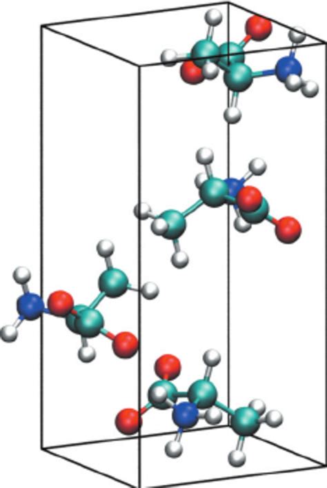 The chemical structure of an L -alanine amino acid and a depiction of ...