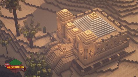 Redesigned desert temple by u/CenturionGeneral : r/McDesertBuilds