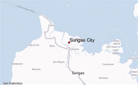 Surigao City Location Guide