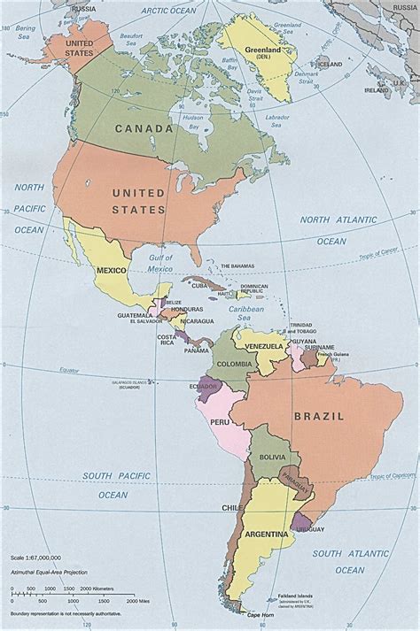 Geography facts about Americas - Vivid Maps