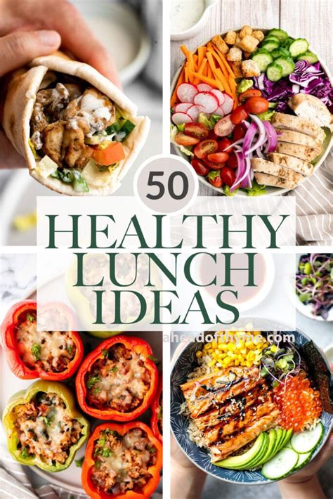 50+ Healthy Lunch Ideas - Ahead of Thyme