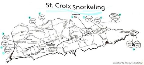 Map Of St Croix Beaches - Sunday River Trail Map