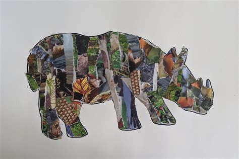 Art Activity | Endangered Animal Collages – Halsey Institute of ...