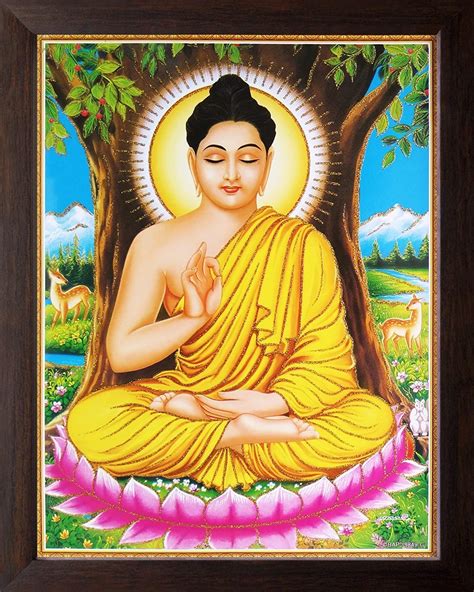 Art n Store: Gautam Buddha Symbol of Peace Wall Painting with Plane ...