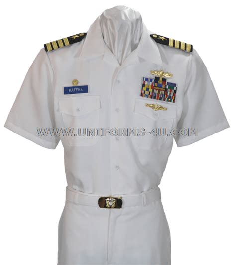 U.S. NAVY MALE OFFICER SUMMER WHITE SERVICE UNIFORM