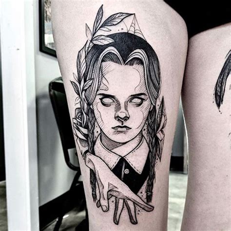 Horror Movie Tattoos, Spooky Tattoos, Halloween Tattoos, Leg Tattoos ...